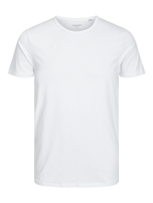 Jack & Jones Einfarbig T-shirt -White - 12058529