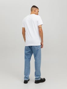 Jack & Jones Einfarbig T-shirt -White - 12058529