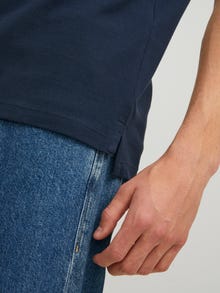 Jack & Jones Einfarbig Poloshirt -Navy Blazer - 12136668