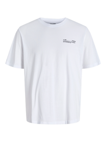 Jack & Jones Printed T-shirt -White - 12255168