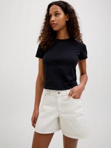 JJXX JXLAURA Jeansowe szorty -White Denim - 12267289