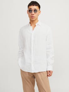 Jack & Jones Опуштено уклапање Кољуљу -Bright White - 12273907