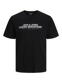 Jack & Jones Printed T-shirt -Black - 12276502