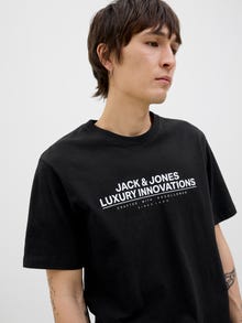 Jack & Jones Printed T-shirt -Black - 12276502