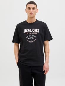 Jack & Jones Printet T-shirt -Black - 12276503