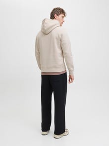 Jack & Jones Printed Hoodie -Moonbeam - 12278789