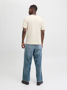 Jack & Jones Logo T-shirts -Antique White - 12279535